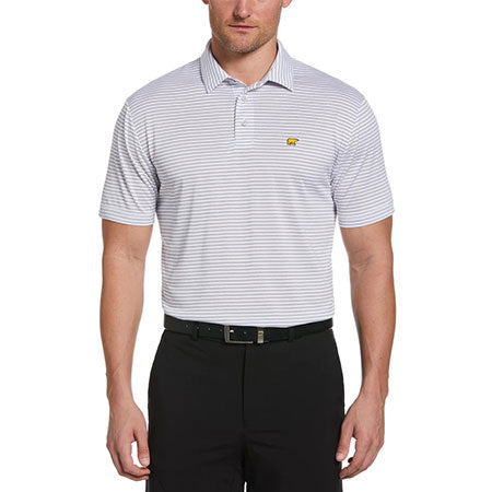 Mens Two Color Stripe Golf Polo Jack Nicklaus